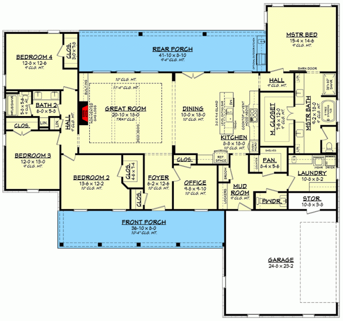 Desain rumah lantai 1 kamar 4