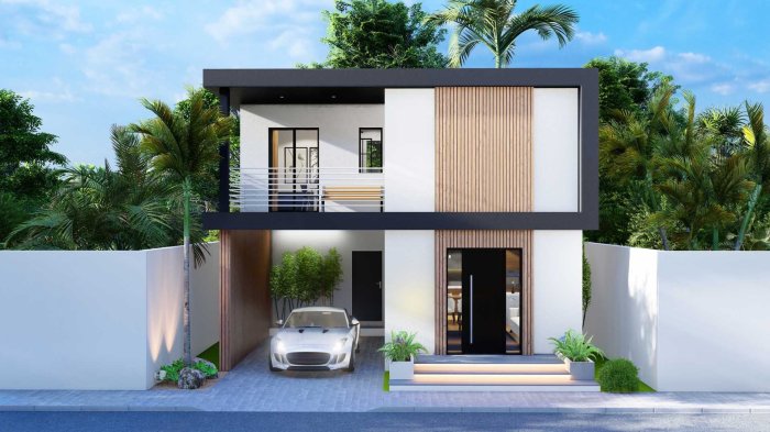 Desain rumah lebar depan 8 meter