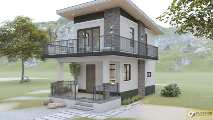 Desain rumah megah 2 lantai