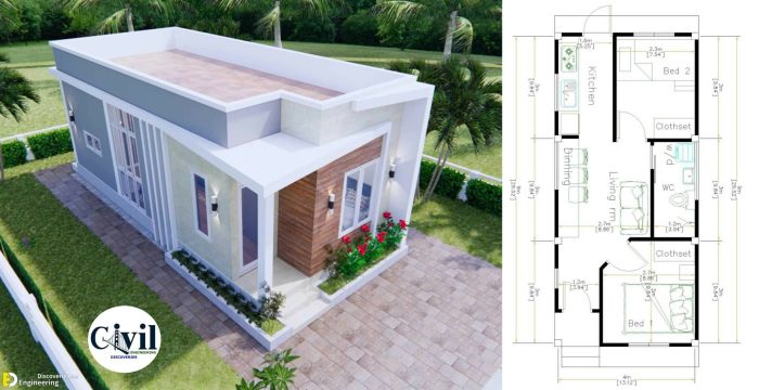 Desain rumah lebar 6 probo