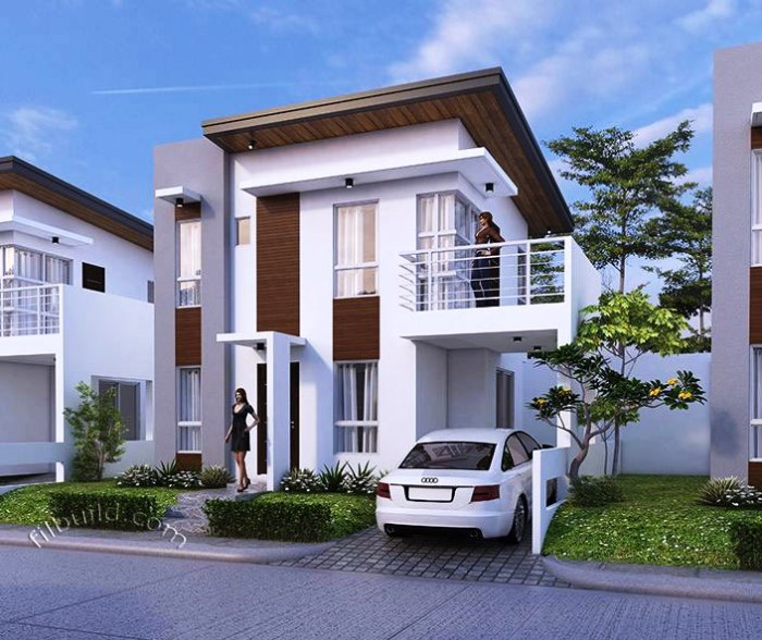 Desain rumah minimalis 2 lantai 2 teras