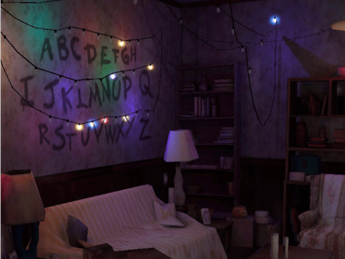 Stranger things wohnzimmer