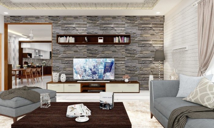 Accent wall ideas stone do stunning walls family can